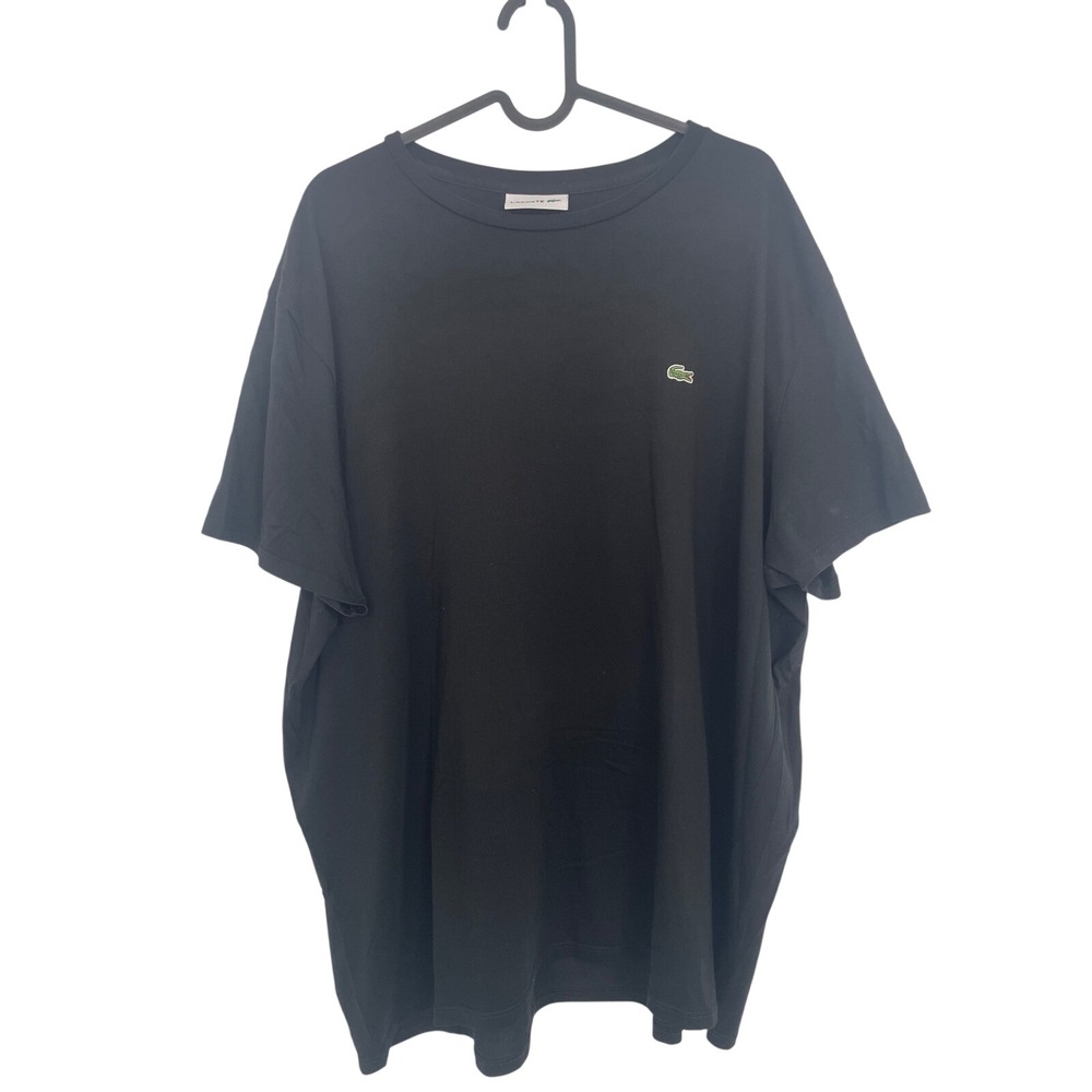 Lacoste T-Shirt Regular Fit Pima Cotton Black 3XL